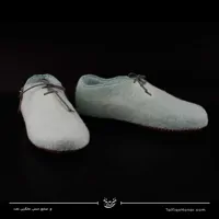 پاپوش نمدی بنددار رنگ سبز سایز 38
