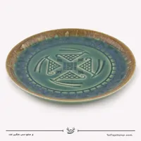 پیش دستی سرامیکی با نقش بز قطر 20