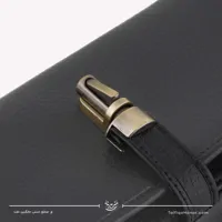 کیف دستی زنانه چرم مدل آنا رنگ مشکی سایز 3*10*20