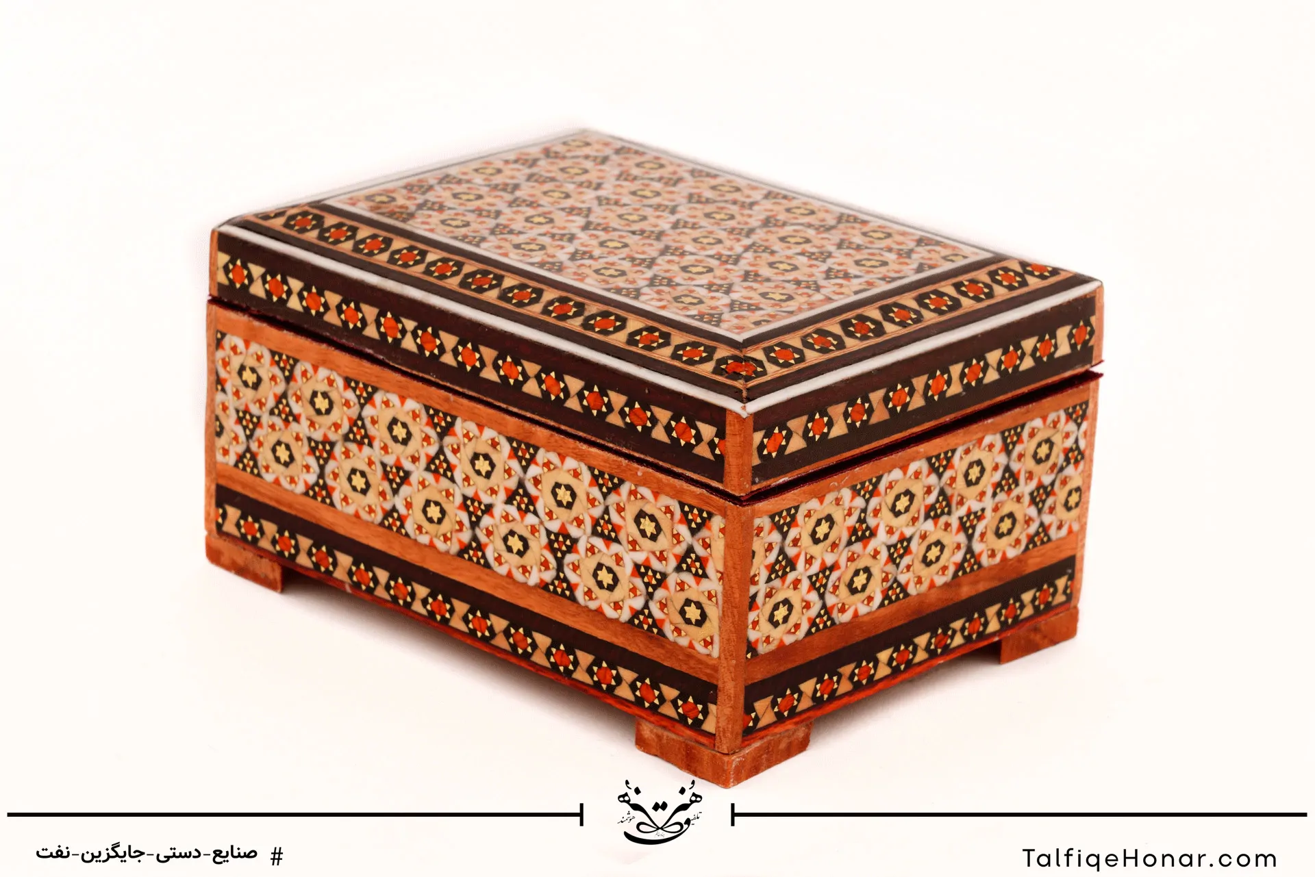 جعبه جواهرات خاتم مستطیل سایز 8*11 کد 002