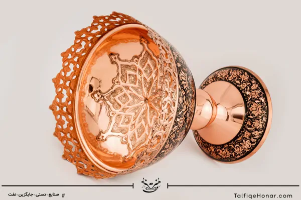 آجیل خوری مس الماس تراش سایز 28کد(10494)