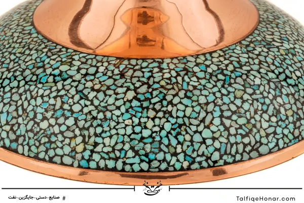 آجیل خوری مس فیروزه کوبی سایز 32