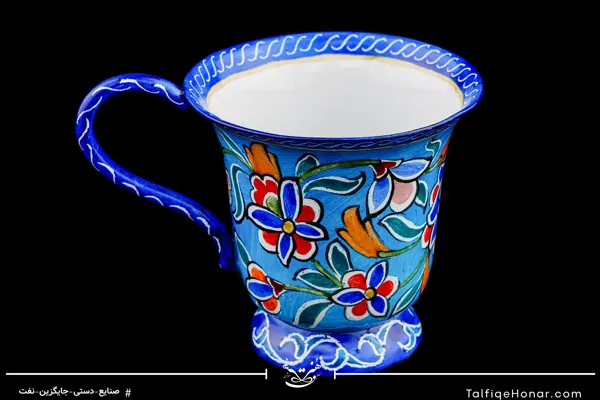 ست قهوه خوری تک نفره مینا کاری (10670)