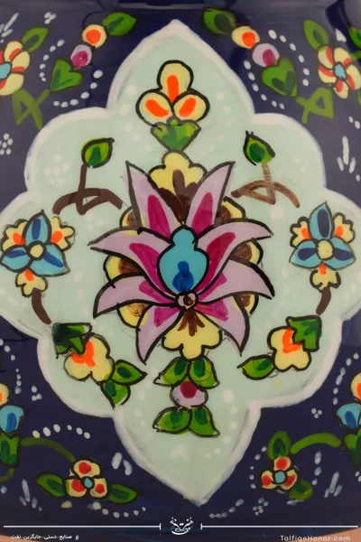 گلدان صراحی مس و پرداز سایز 25 (10482)