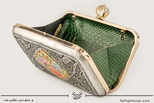 کیف قلم زنی و نقاشی زیرلاکی دورو سایز 14*20