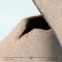 پاپوش نمدی رنگ کرمی سایز 43