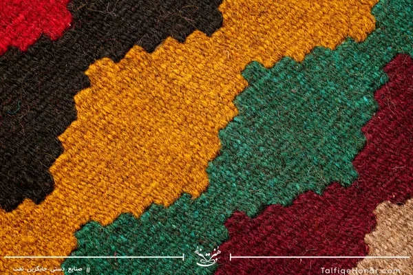 گلیم پشمی آذربایجان سایز 98*180