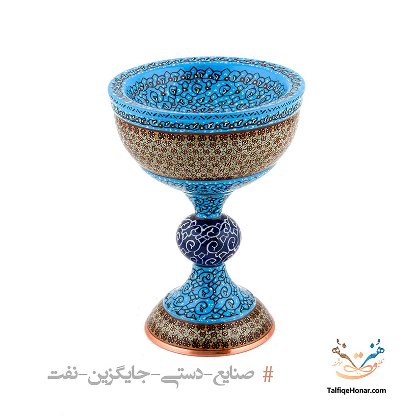 سنگاب مس خاتم و پرداز سایز 24