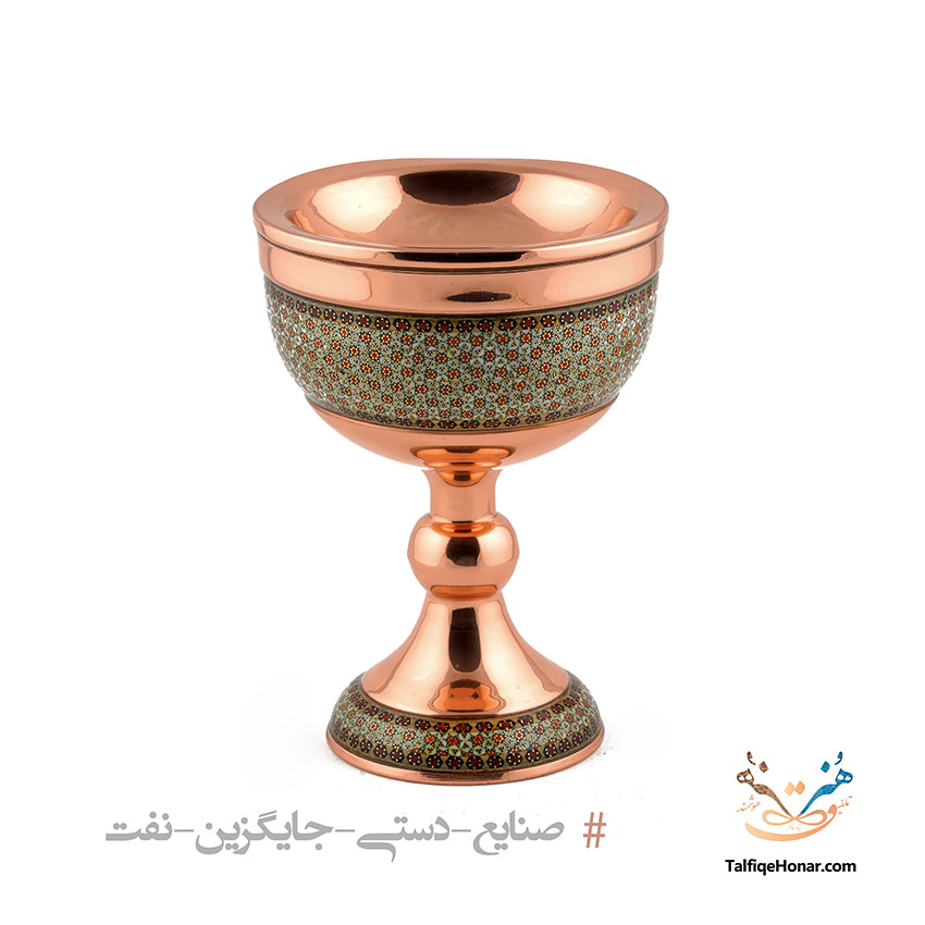 سنگاب  مس خاتم کاری سایز 24