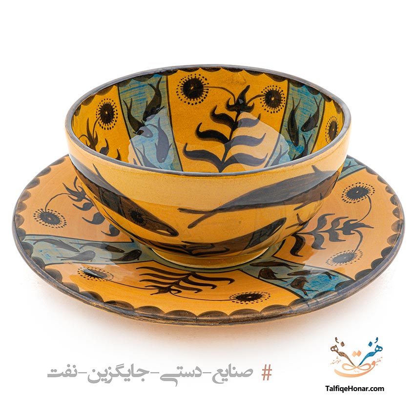 ست کاسه و بشقاب سلطان آباد