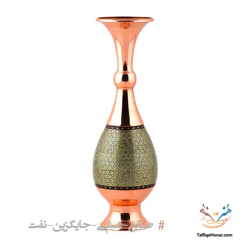 گلدان مس خاتم سایز 30