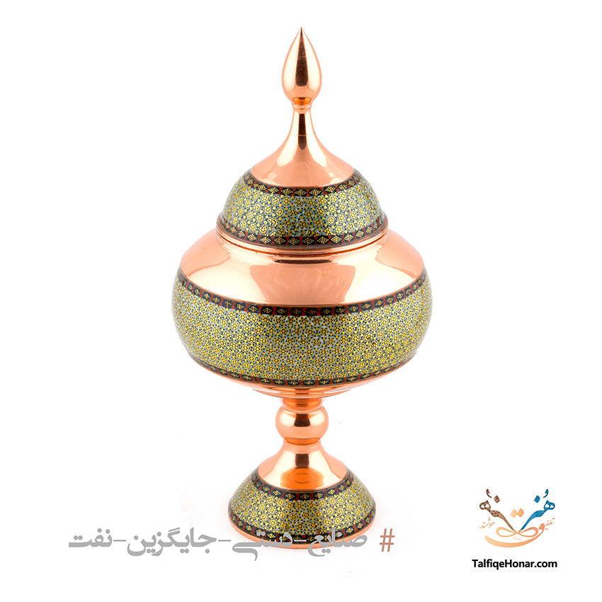 شکلات خوری مس خاتم سایز 28